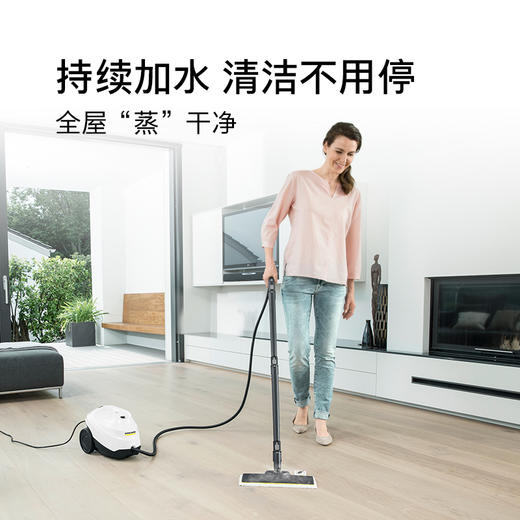 KARCHER卡赫蒸汽拖把 家用多功能高压高温杀菌清洁机 吸尘器伴侣 蒸汽拖地机 德国凯驰集团SC3 豪华版 商品图3