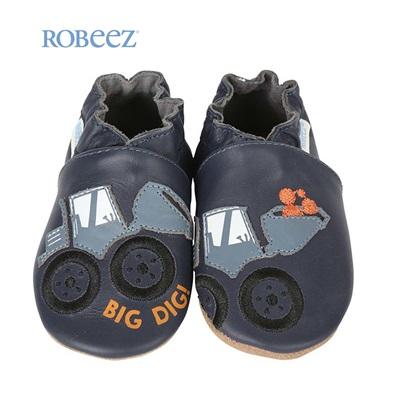 robeez美国 春秋软底透气防滑麂绒皮婴幼儿男童鞋学步 步前鞋 商品图1