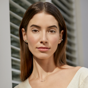 北京仓｜Adina Reyter-Pave Interlocking Link-三连环 钻石 项链［美国设计师］