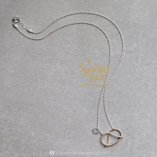 金银配Pretzel项链 商品图1