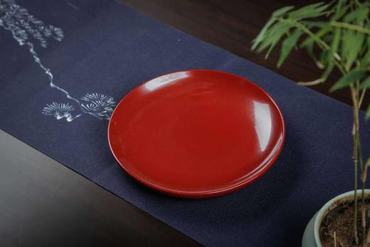 80年代 日本回流 朱漆漆盘（1组2个） 商品图1