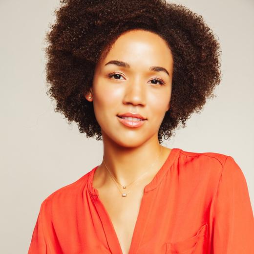 订购10周到｜Adina Reyter-Stripe Pave-迷你转运珠 钻石 项链［美国设计师］ 商品图3