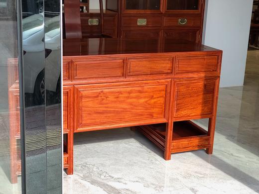 红桥红  家具严选  缅甸花梨（大果紫檀）  【书房五件套】 商品图2