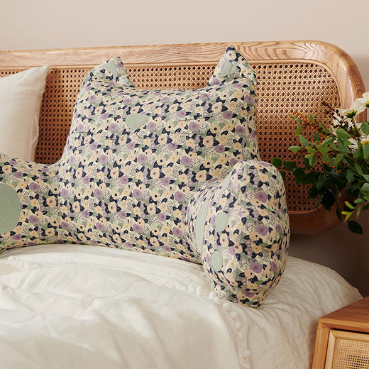 猫咪靠枕床头靠垫全棉沙发靠 商品图2