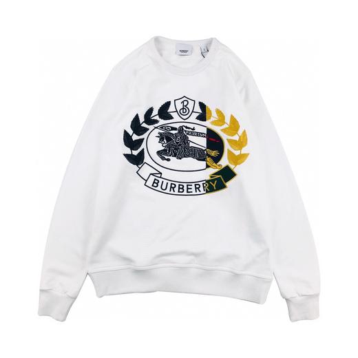 burberry/巴宝莉 20ss 刺绣麦穗战马圆领卫衣