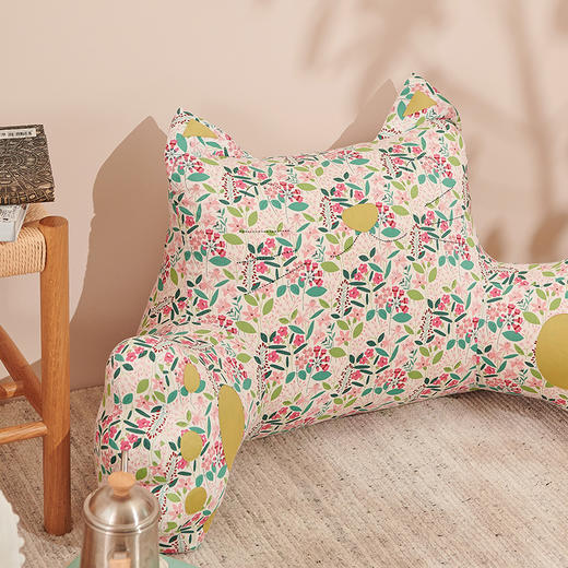 猫咪靠枕床头靠垫全棉沙发靠 商品图1