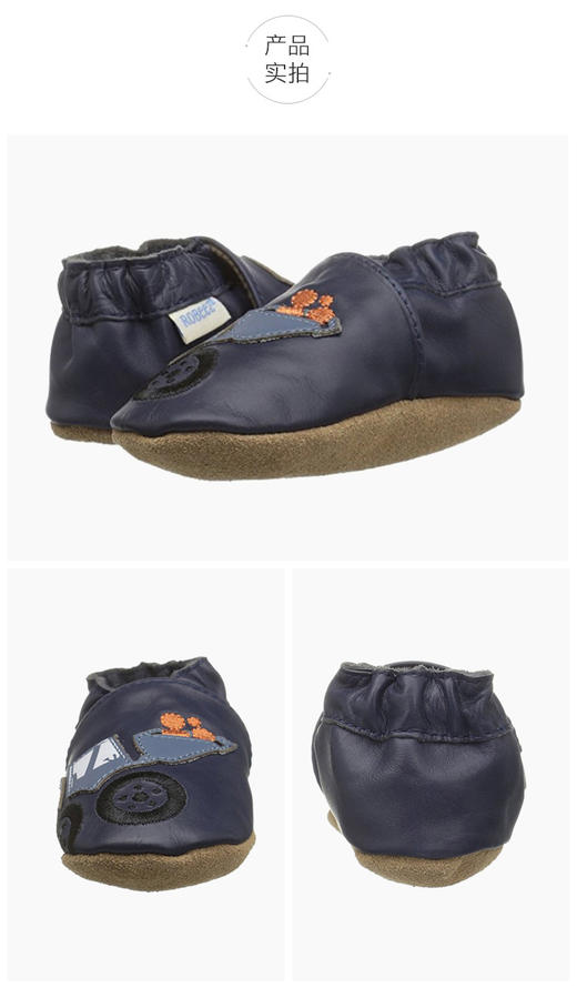 robeez美国 春秋软底透气防滑麂绒皮婴幼儿男童鞋学步 步前鞋 商品图4