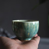「景德镇全手工窑变翡翠绿釉中号主人杯」陶瓷功夫品茗杯 茶杯开片可养 商品缩略图3