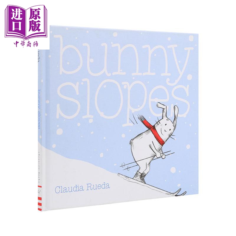【中商原版】Claudia Rueda：Bunny Slopes 爬坡的兔子 精品绘本 低幼亲子故事绘本 精装 英文原版 36岁 中商进口商城