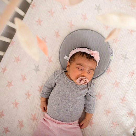 加拿大进口bbluv 人体工学婴儿小枕头0m+宝宝定型枕透气记忆棉 商品图0