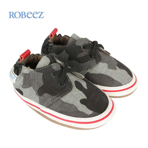 美国进口ROBEEZ男童帆布软底学步鞋柔软防滑透气时尚耐穿不脱落 商品图1