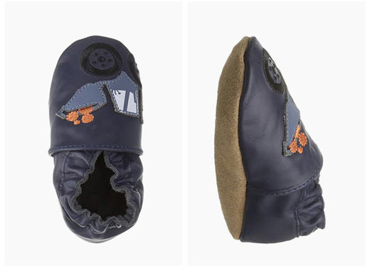 robeez美国 春秋软底透气防滑麂绒皮婴幼儿男童鞋学步 步前鞋 商品图2