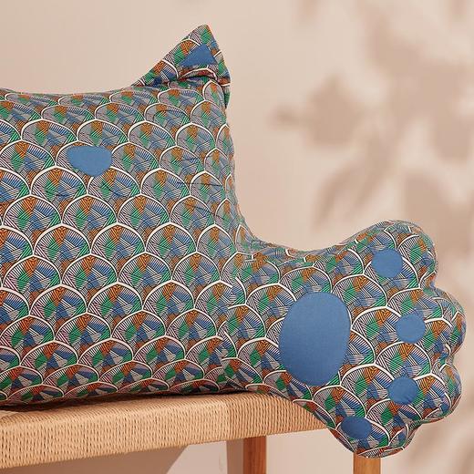 猫咪靠枕床头靠垫全棉沙发靠 商品图3