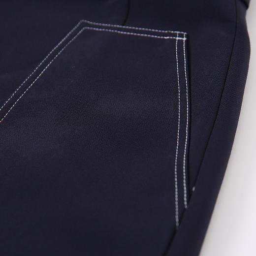 VIMAGE纬漫纪秋款时尚通勤高腰直筒显瘦百搭阔腿长裤女裤V1405011D 商品图3