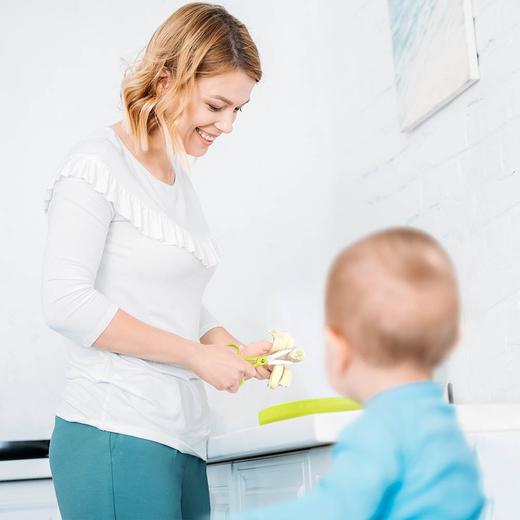 加拿大进口bbluv 陶瓷辅食剪刀宝宝饭儿童剪肉菜外带便携剪刀 商品图2