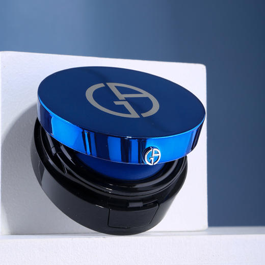 【干皮可选】意大利 Armani阿玛尼 蓝色轻盈水润奶霜精华气垫 商品图7