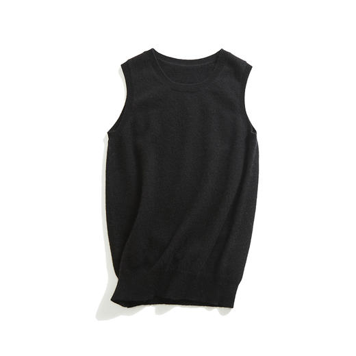 JC经典款V领/圆领纯羊绒背心 商品图8