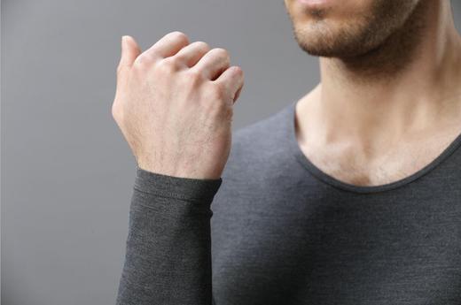 【特价商品不退不换】皇家丽美保暖秋衣男轻薄舒适男士保暖上衣BNS8001 商品图5