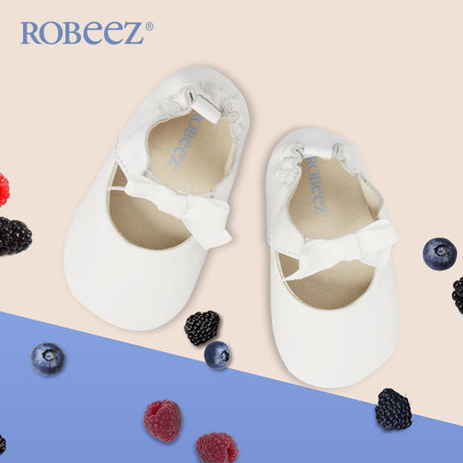 robeez美国 麂绒皮软底户外透气婴幼儿女童鞋 学步鞋 商品图0