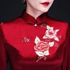 上海旗袍厂LHS-2026高端婚宴新款中国风改良大码旗袍连衣裙喜婆婆旗袍礼服 商品缩略图1