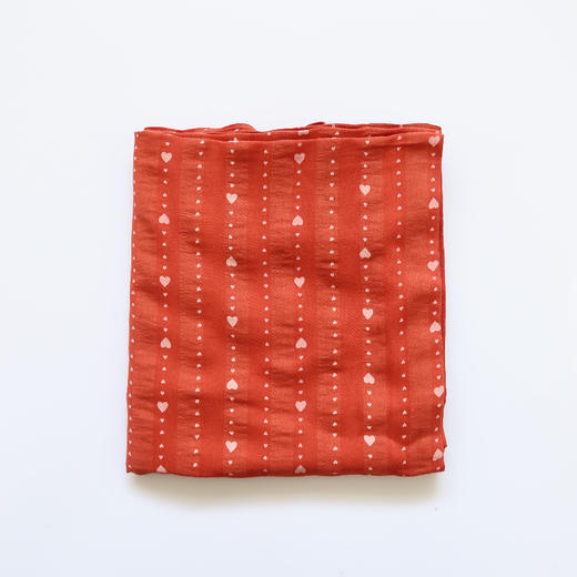 HUGOJIRO薄款长围巾插画数字小心心 商品图2