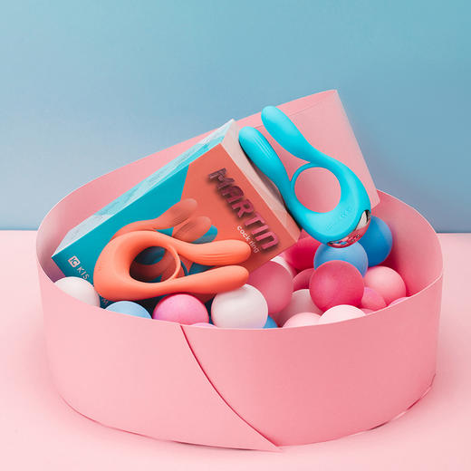 Kisstoy Martin挑逗锁精环 男用震动环 商品图1