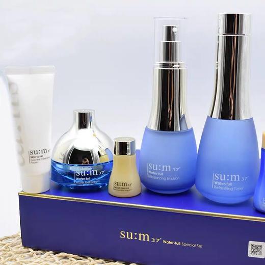 韩国/sum37度苏秘呼吸进口惊喜水分套盒/补水滋润-会员5折-红色白色套盒随机 商品图2