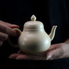 茶壶-泡茶壶-陶瓷苏打釉白泥壶 商品缩略图0
