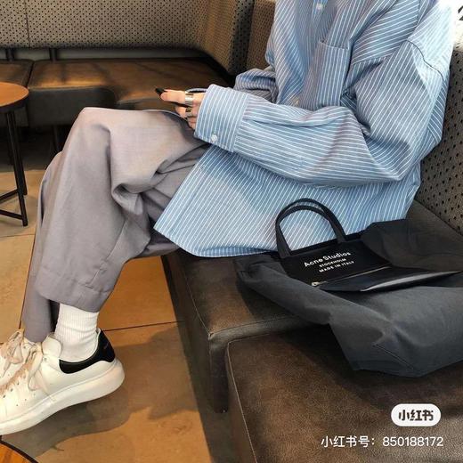 男女同款麦昆经典小白鞋 纯皮四季百搭款 商品图12