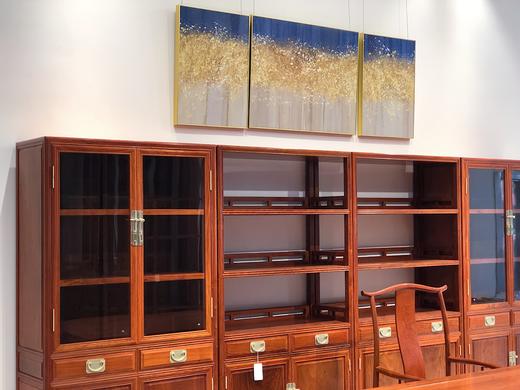 红桥红  家具严选  缅甸花梨（大果紫檀）  【书房六件套】 商品图4