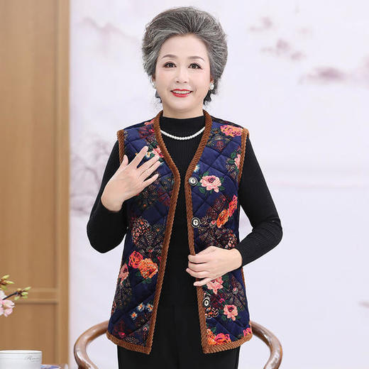 梦睿MR12秋冬新款水晶绒加绒马甲背心 商品图0