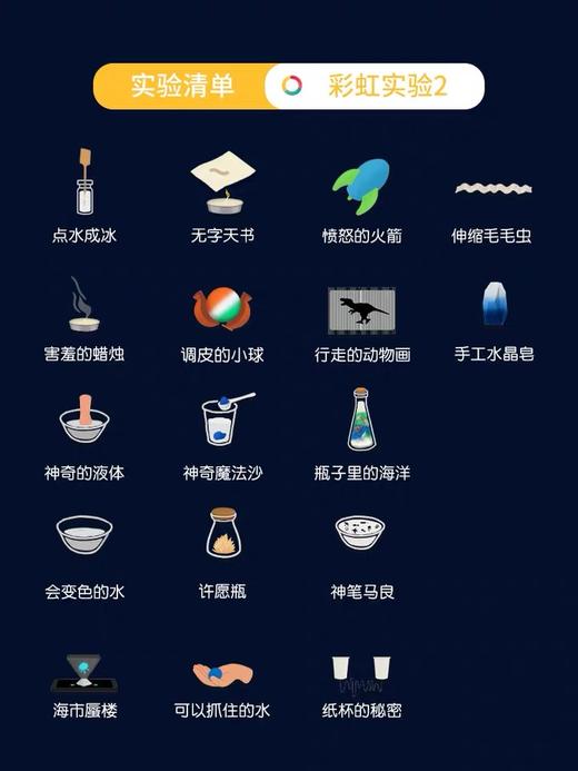 儿童科学实验套装幼儿园STEM彩虹盒子 商品图2