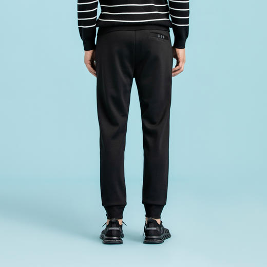 半身缘男裤 冬季简洁大气抽绳松紧裤腰休闲裤204301u20309591