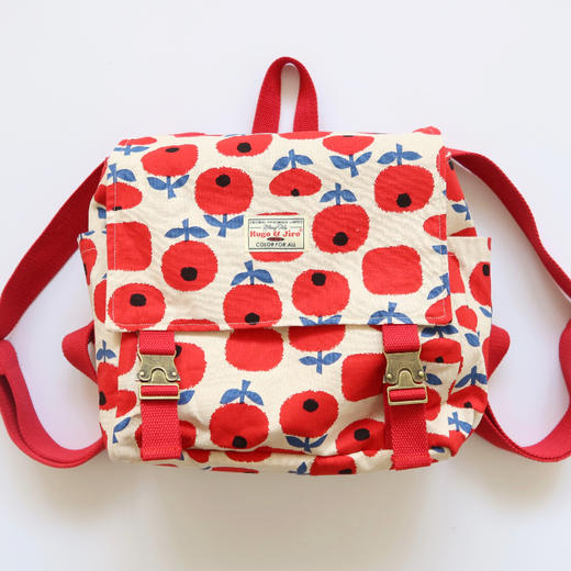 HUJI祤集Carton小盒子双肩包插画经典小花花 商品图2