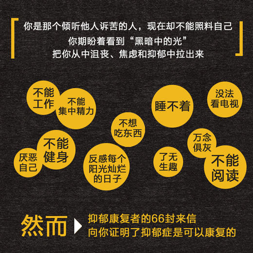 黑暗中的光 抑郁康复者的66封来信 商品图2