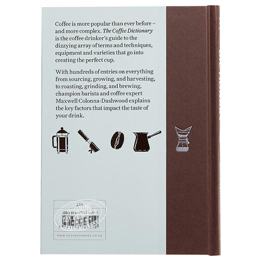 【中商原版】咖啡字典 英文原版 Coffee Dictionary Maxwell Colonna-Dashwood Mitchell Beazley 商品图2