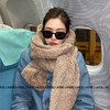 Jennie同款小熊围巾帽子一体女秋冬毛绒加厚保暖可爱围脖套装学生 商品缩略图4