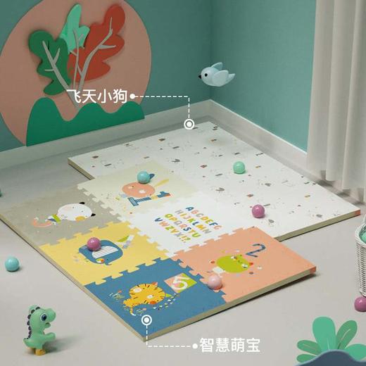 【6片装】曼龙宝宝爬行垫拼接拼图婴儿xpe爬爬垫客厅儿童泡沫地垫 商品图5