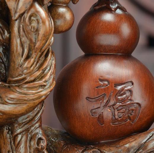 家居摆件中式葫芦工艺品树脂摆件创意客厅家居摆设