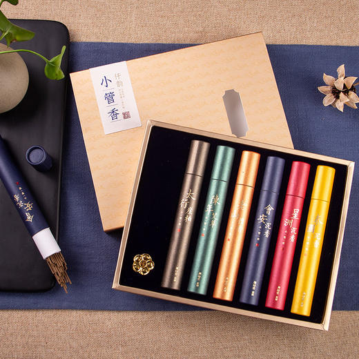 迦印堂丨小管香 6款香型 6管*15g 送铜香插 商品图3