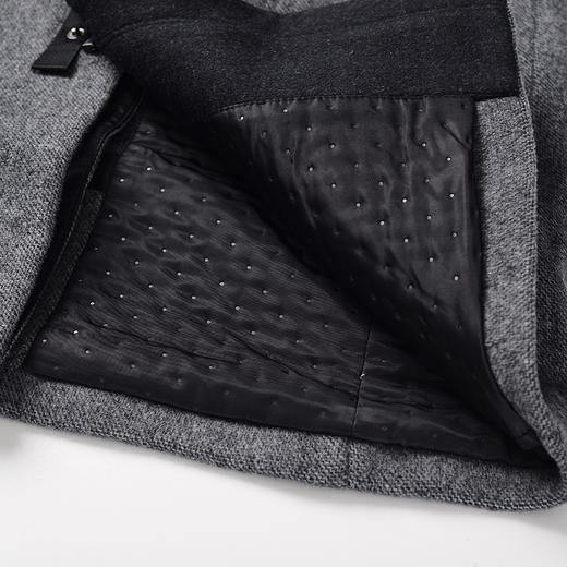  YvesFigarau伊夫·费嘉罗秋冬100%羊毛呢大衣连帽中长款保暖舒适862502 商品图8