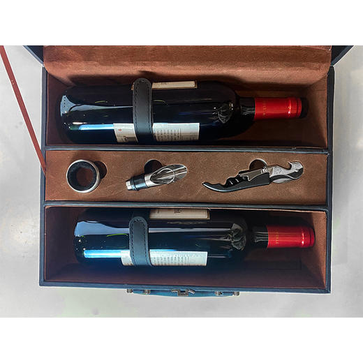 红酒豪华双支皮盒 商品图2