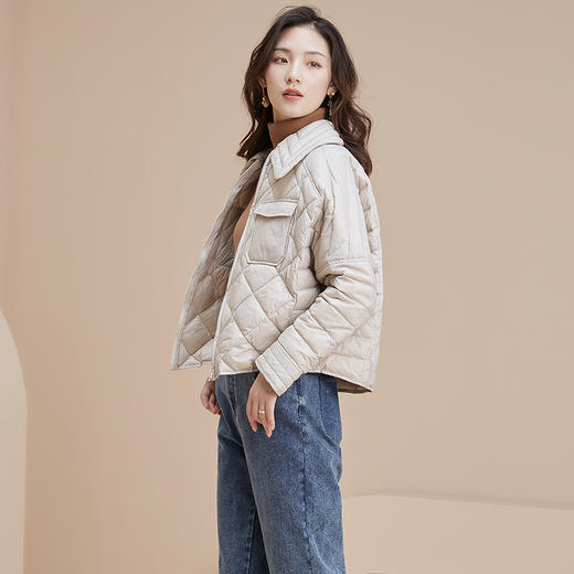金苑薄款羽绒服2020冬季新款女装韩版百搭修身短款外套j205116