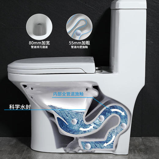 0322 8D大管道马桶【非申泉品牌】 商品图2