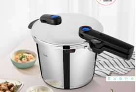 德国进口菲仕乐Fissler新味达快6L高速快锅压力锅高压锅家用电气