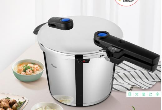 德国进口菲仕乐Fissler新味达快6L高速快锅压力锅高压锅家用电气 商品图0