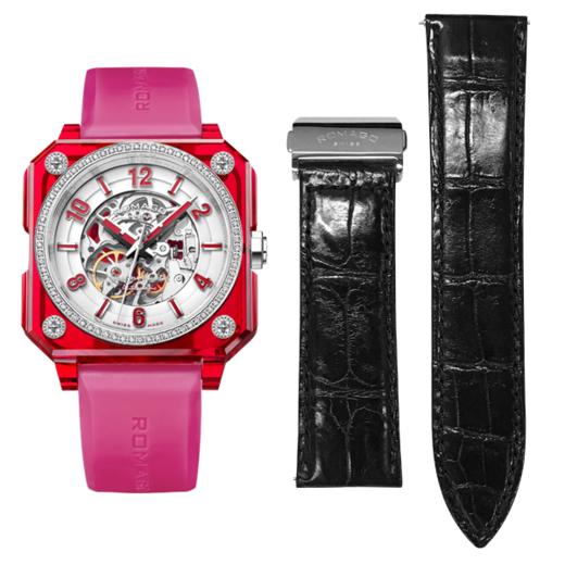 Romago SWISS  皇家大师蓝宝石钻石系列 腕表 玛格丽特 RM101-RD 商品图4