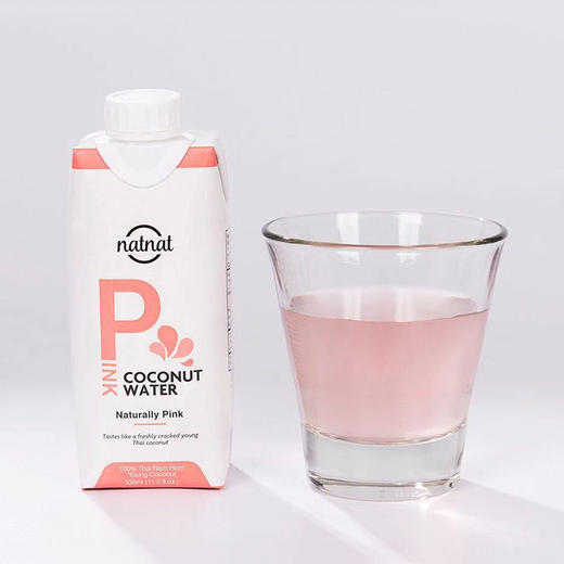 粉红椰子水 6瓶/12瓶 NFC非还原果汁 南虹椰青 椰汁果汁 纯素食品 泰国进口natnat 网红营养饮品 瑜伽健身运动 多酚营养 商品图10