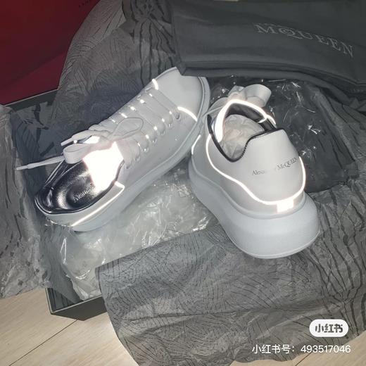 男女同款麦昆经典小白鞋 纯皮四季百搭款 商品图9