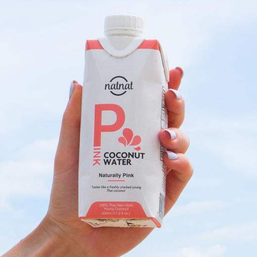 粉红椰子水 6瓶/12瓶 NFC非还原果汁 南虹椰青 椰汁果汁 纯素食品 泰国进口natnat 网红营养饮品 瑜伽健身运动 多酚营养 商品图3